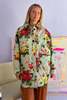 Bellerose Hamie Coat - Blue Floral - Thumbnail 4