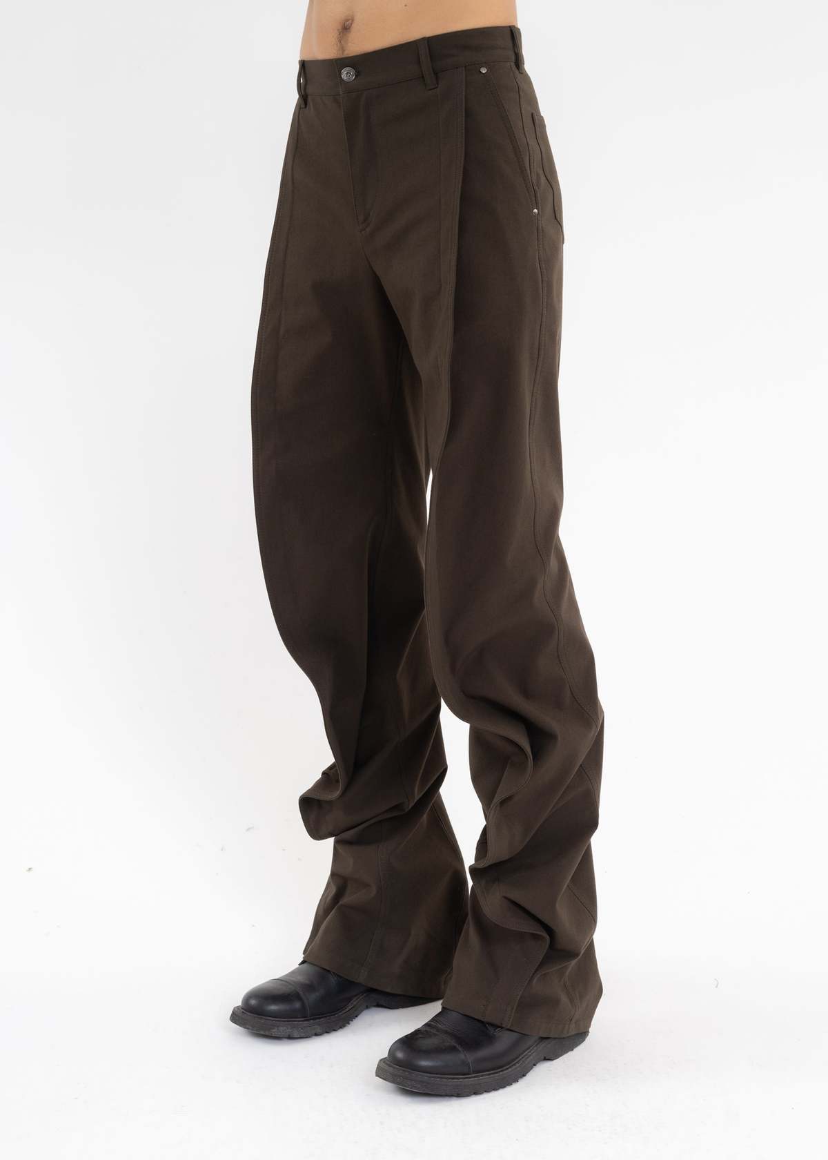 Y/project Slim Banana Pants - Olive | Garmentory