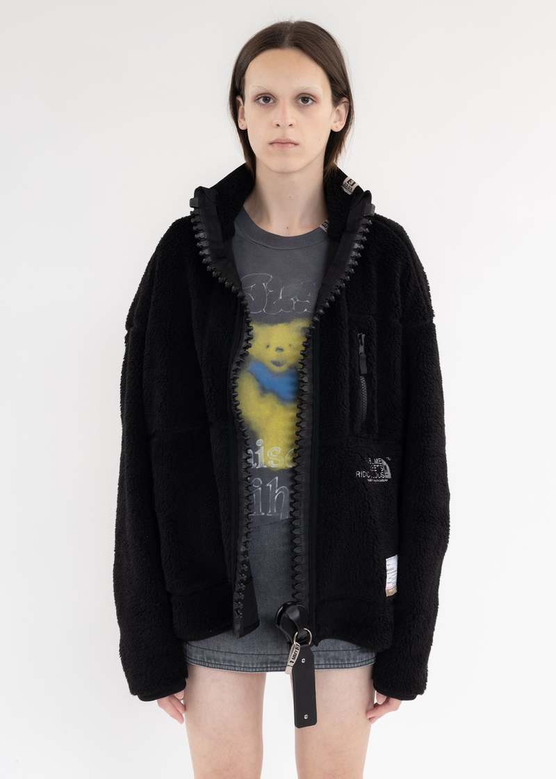 Mihara Yasuhiro Wide Back Boa Blouson - Black | Garmentory