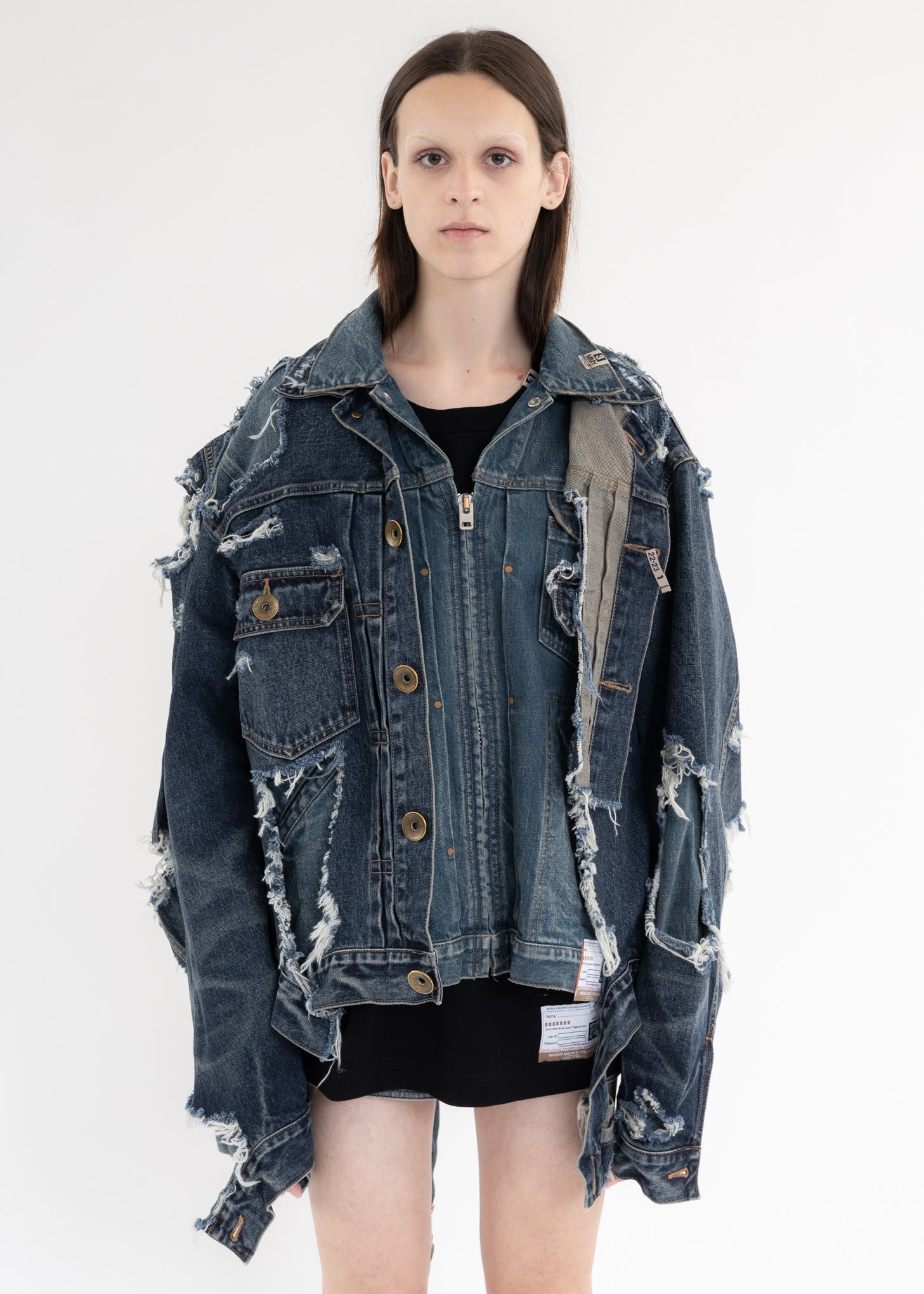 ジャケット・アウター Mihara Yasuhiro 00s Damaged Jacket Mihara Yasuhiro 00s Damaged Jacket