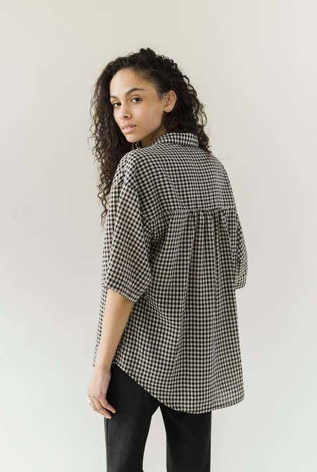 Bronze Age GINGHAM ROMEO TOP