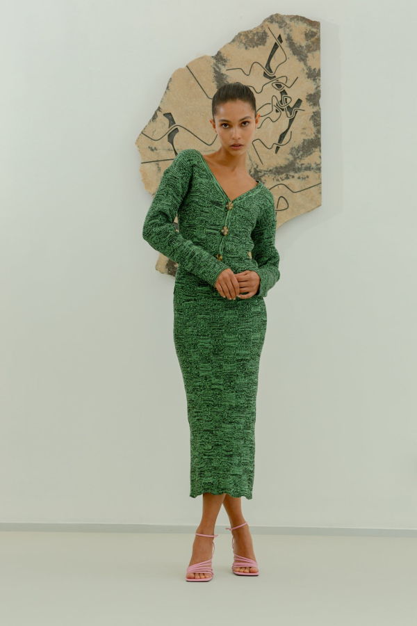 Mozh Mozh SHINE DRESS - green