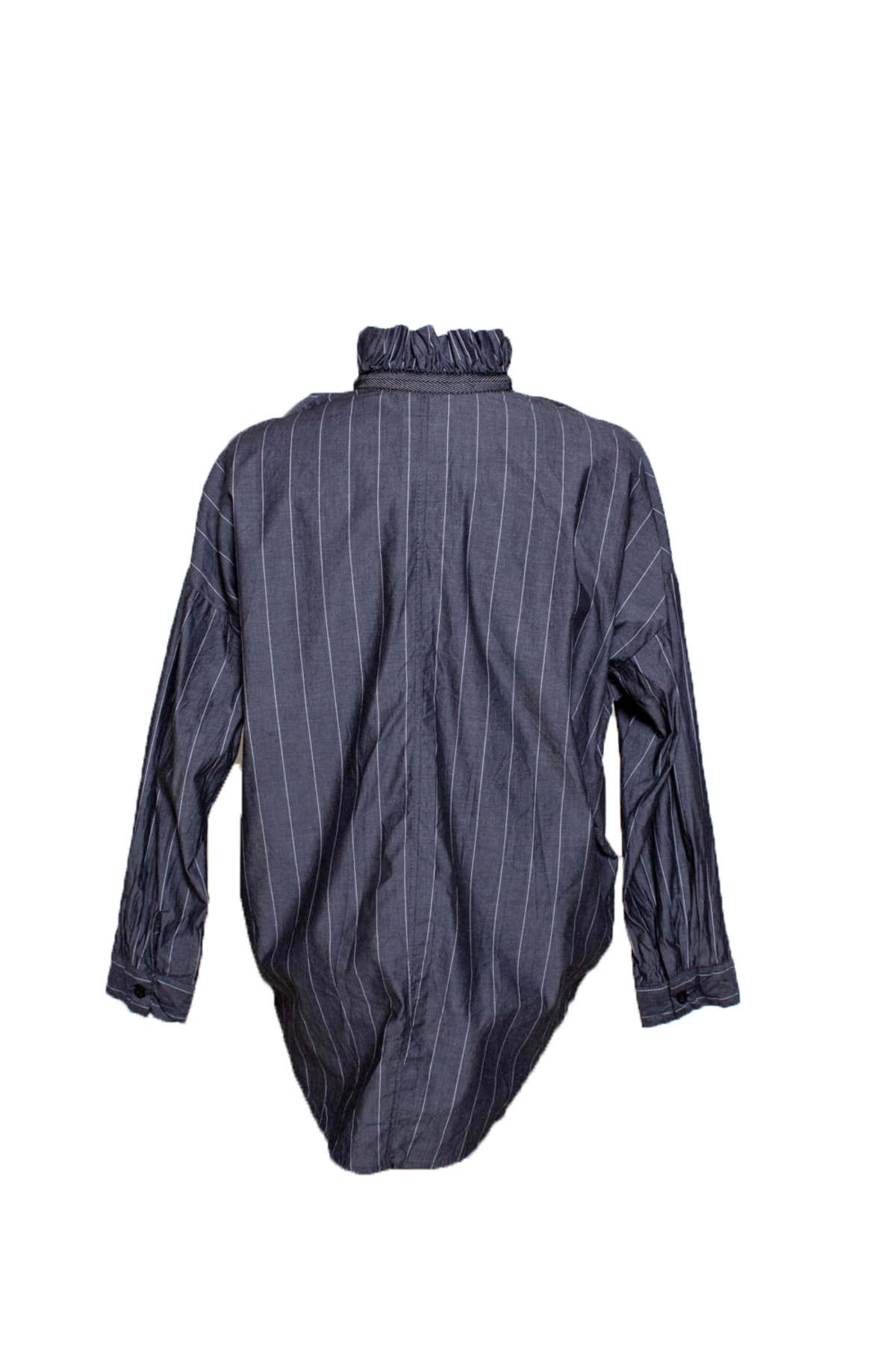 a shirt thing Penelope Stripe Shirt - Charcoal - Image 2 of 2