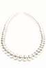 Lyle Secatero Sterling Silver Navajo Pearls Necklace - Thumbnail 2