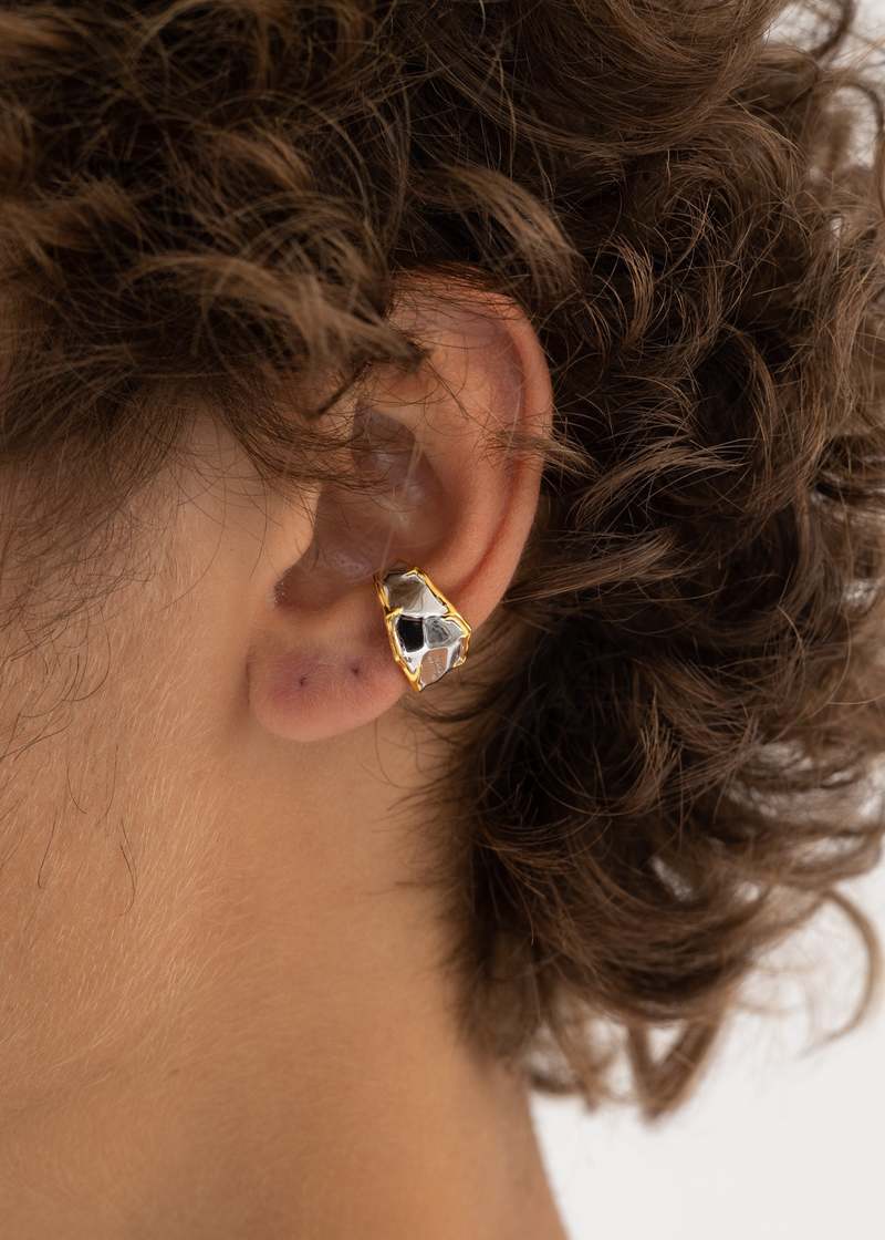 William Shen Mirage Ear Cuff - Gold/Silver
