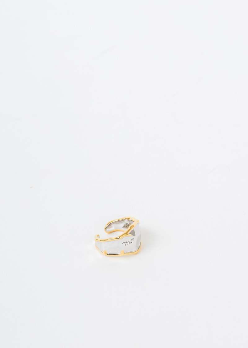 William Shen Mirage Ear Cuff - Gold/Silver