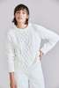 Laing Home Vivian Cable Knit Sweater - Chalk - Thumbnail 3