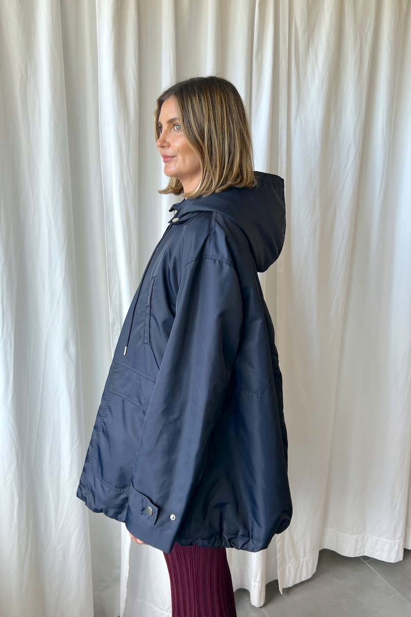 【Americana/アメリカーナ】Nylon Anorak ブラック AMERICANA/アメリカーナ】アノラック（その他ブルゾン／アウター