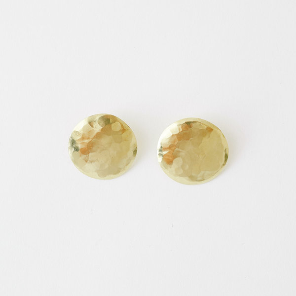Crescioni terra earrings - brass Crescioni terra earrings - brass