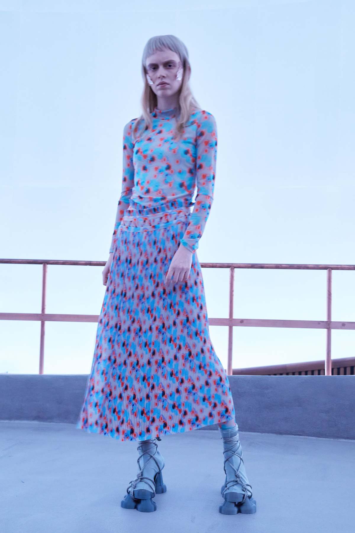 Henrik Vibskov SATELLITE PLISSE SKIRT | Garmentory