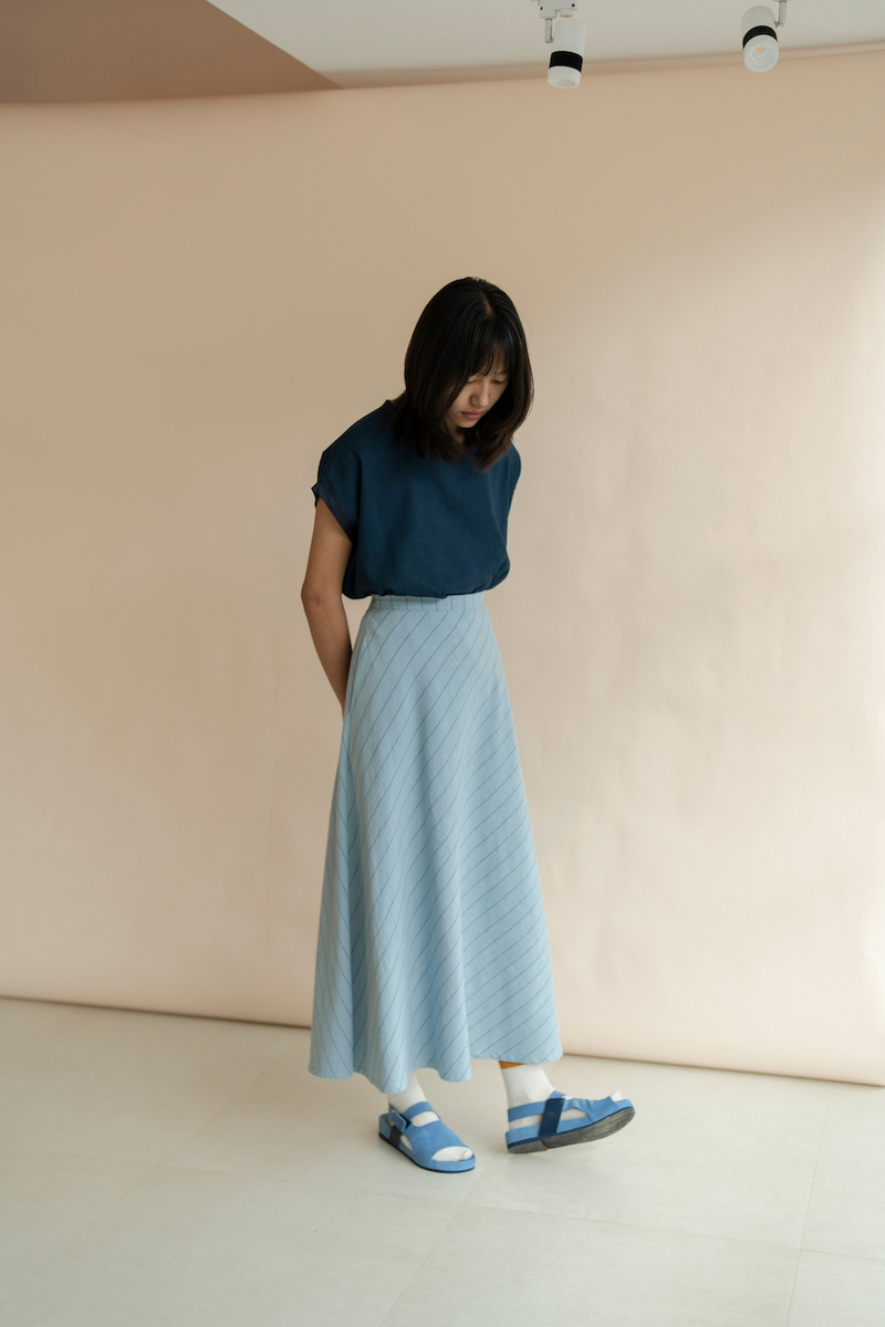 Runaway Bicycle Oria Skirt - Light Blue