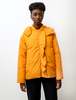 Sara Lanzi Womens Puffer Hoodie Jacket - Tangerine - Thumbnail 2