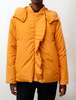 Sara Lanzi Womens Puffer Hoodie Jacket - Tangerine - Thumbnail 6