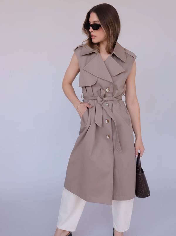 Just Female Vivid Vest - Beige | Garmentory