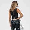 MIAOU Campbell Corset Tank - Black - Thumbnail 2