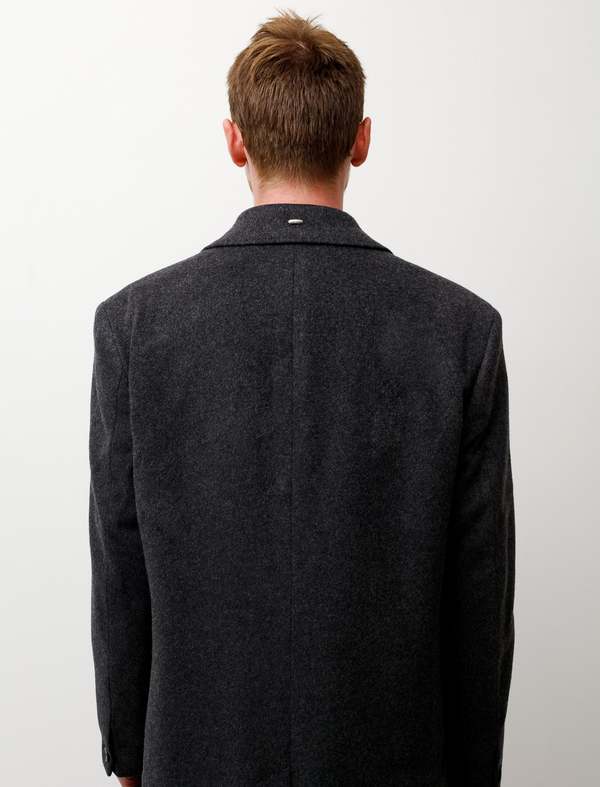 Our Legacy Cash Wool Dolphin Coat - Ash Grey | Garmentory