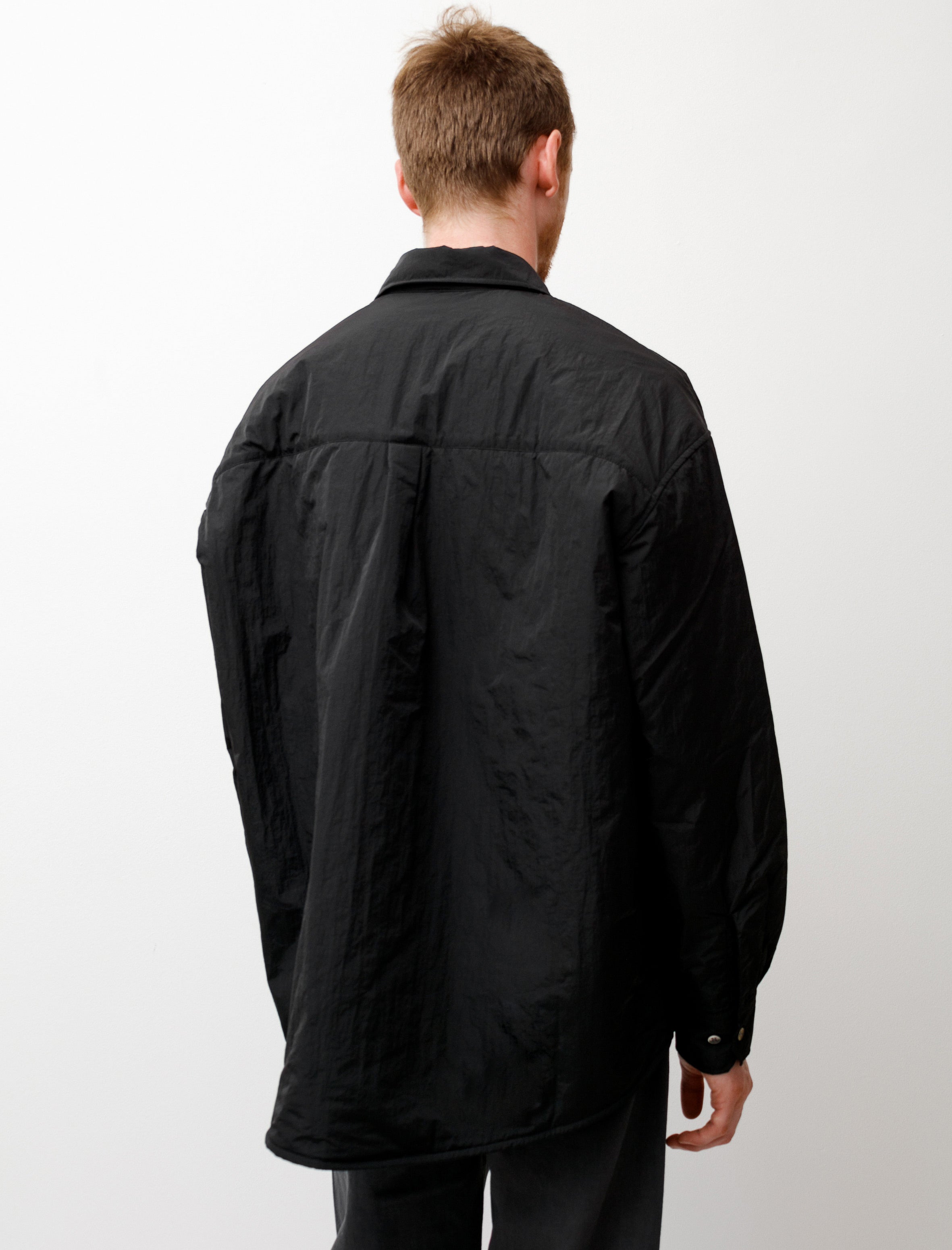 Our Legacy Tech Borrowed Jacket Padded Black Garmentory