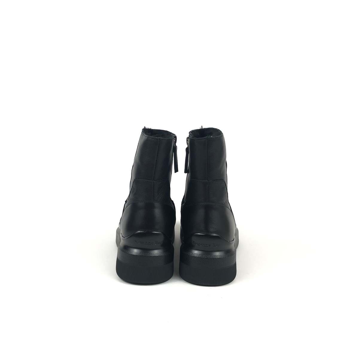 Suzanne Rae Shearling Sneaker Boot - Black - Image 3 of 4