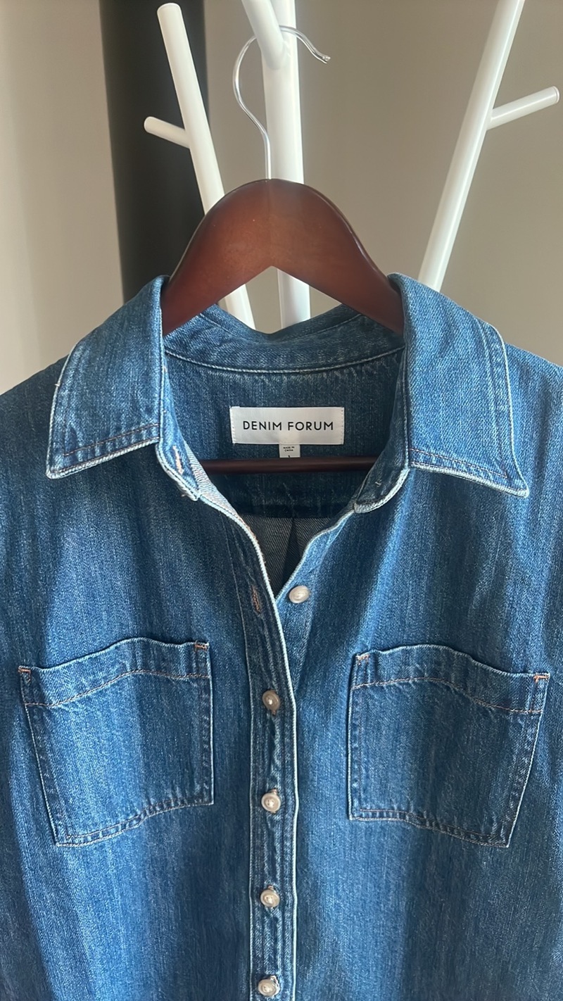 【2plan】Forum Denim Over Shirt Denim forum shirt jacket | Garmentory