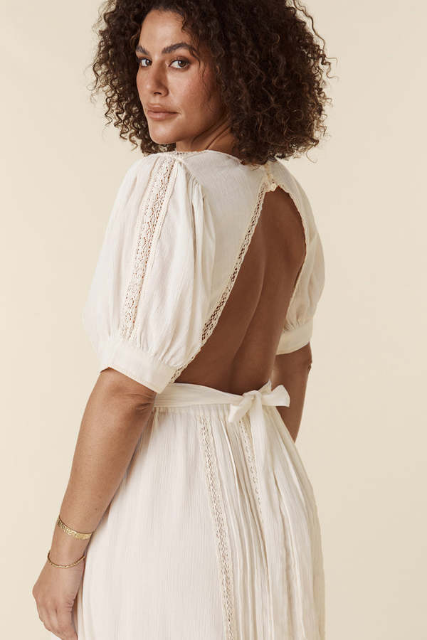 chinese dress ladies Gypsy Light Maxi Dress White - Morrisday