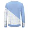 MATTER MATTERS Fill in the Grids Wool Cashmere-Blend Sweater - Light Blue - Thumbnail 5