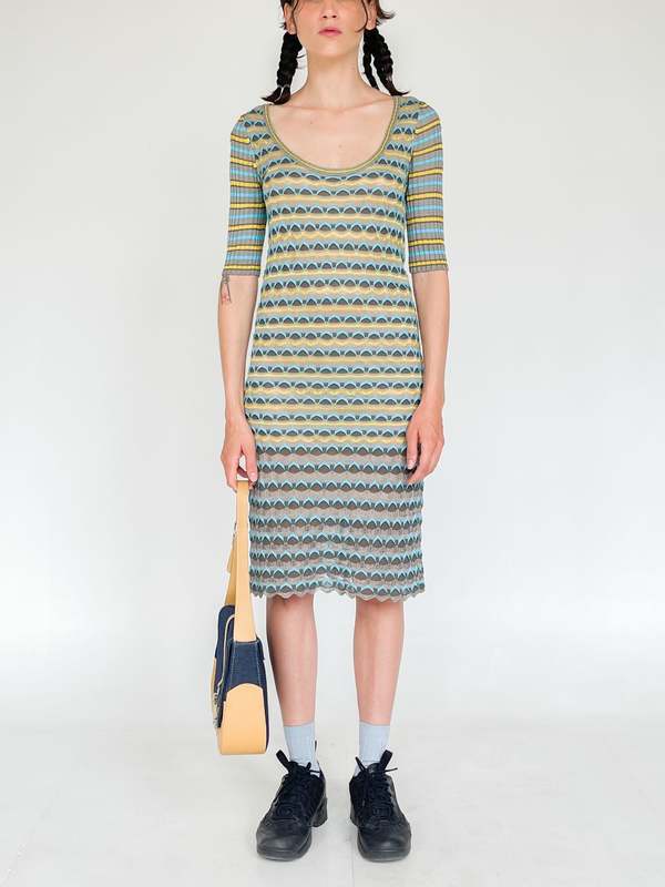 Missoni Italy Mercerized Crochet Knit Dress on Garmentory