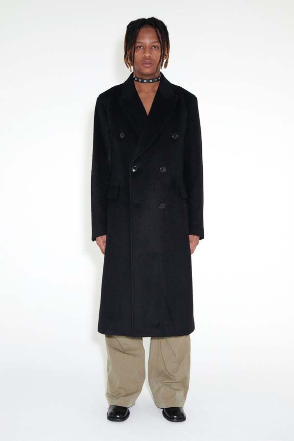 Our Legacy WHALE Coat - Black Hairy Wool | Garmentory
