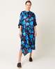 Darcia Dress in Blue Peonies - Thumbnail 1
