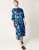 Darcia Dress in Blue Peonies - Thumbnail 3