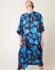 Darcia Dress in Blue Peonies - Thumbnail 6