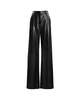 Leigh NY Maya Faux Leather High Waisted Pant - Black  - Thumbnail 3