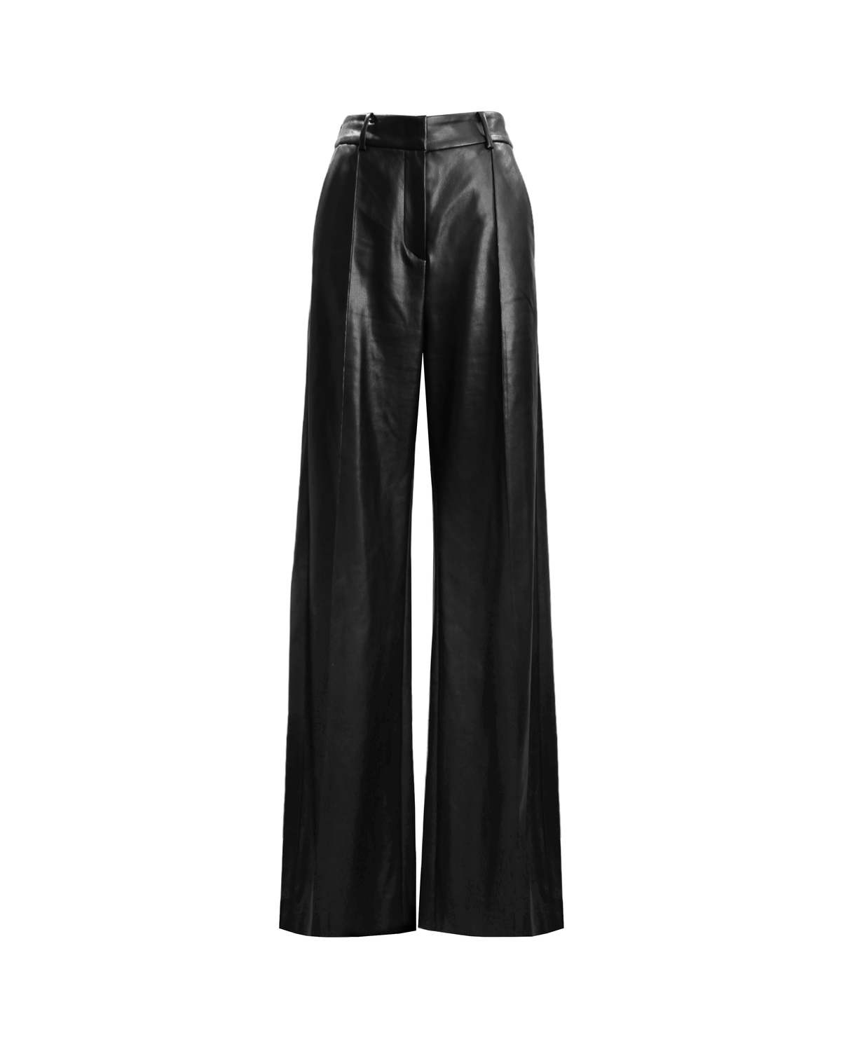 Leigh NY Maya Faux Leather High Waisted Pant - Black  - Image 3 of 3