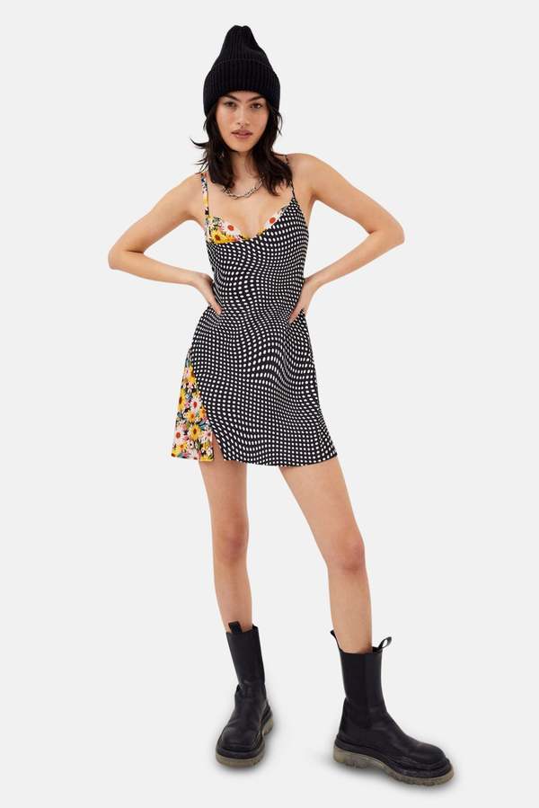 For Love & Lemons Anya Mini Dress - Black | Garmentory