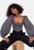 For Love & Lemons Kat Top - Black - Thumbnail 1
