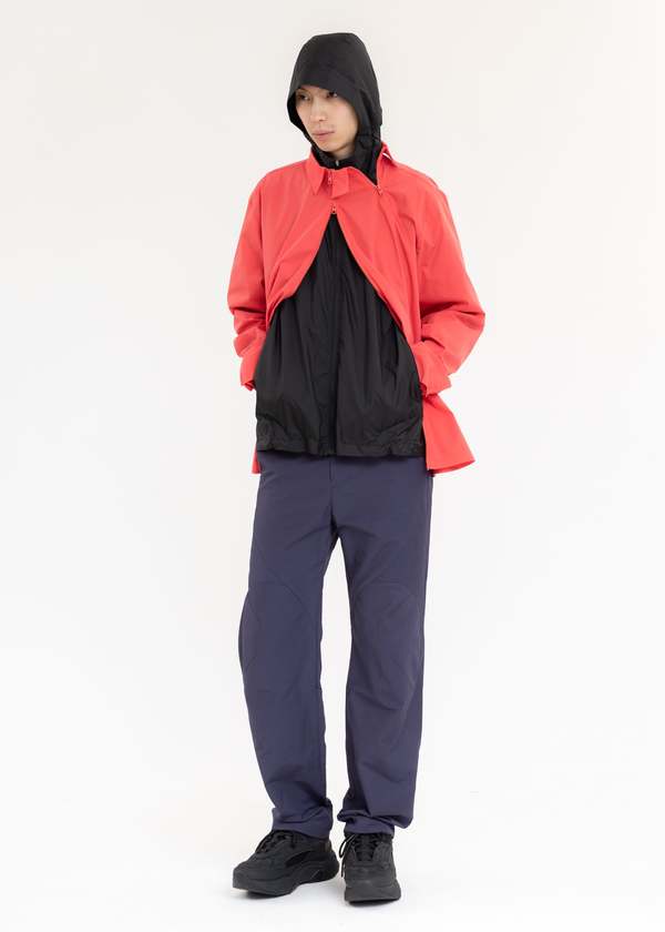 POST ARCHIVE FACTION (PAF) 5.0 SHIRT CENTER - RED | Garmentory