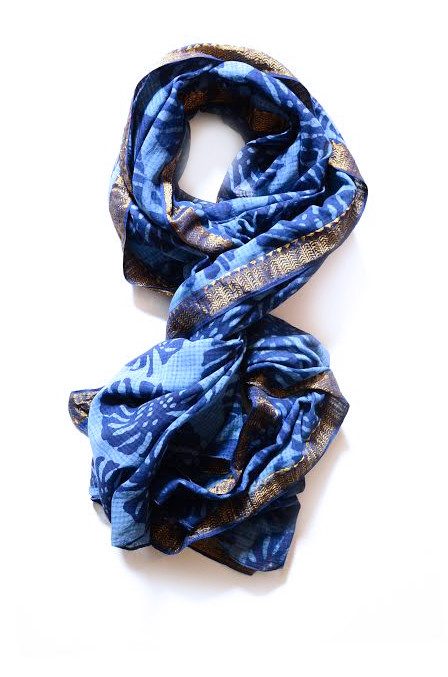 Ichcha Patta Indigo Scarf Ichcha Patta Indigo Scarf