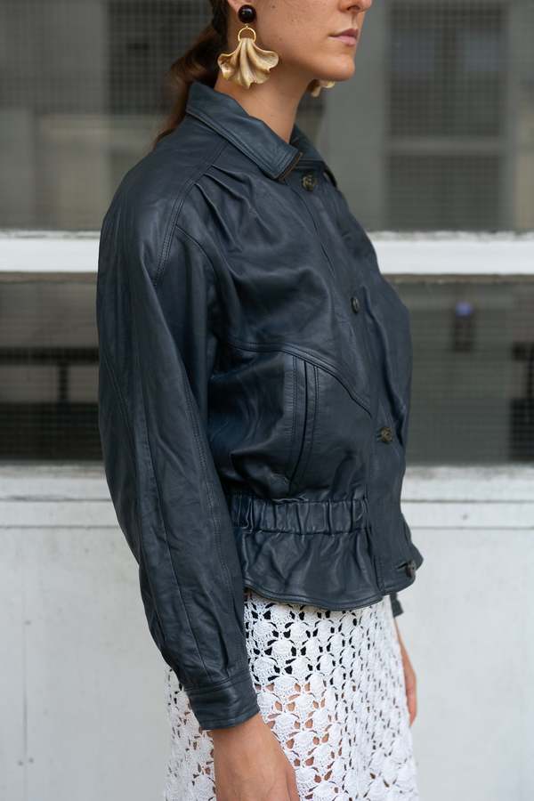 Moschino Jeans Late '80s/early '90s Leather Jacket | Garmentory