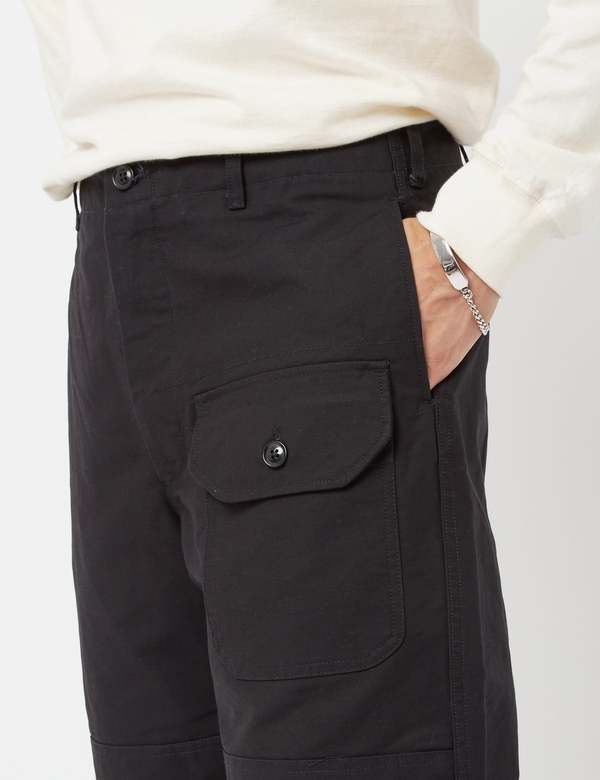 【新品】ENGINEERED GARMENTS Deck Pant ワークパンツ Engineered Garments Deck Pant 8 Wale Corduroy Black