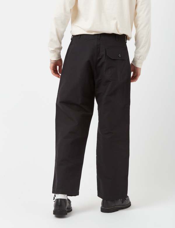 【新品】ENGINEERED GARMENTS Deck Pant ワークパンツ Engineered Garments Deck Pant (Relaxed) - Black | Garmentory