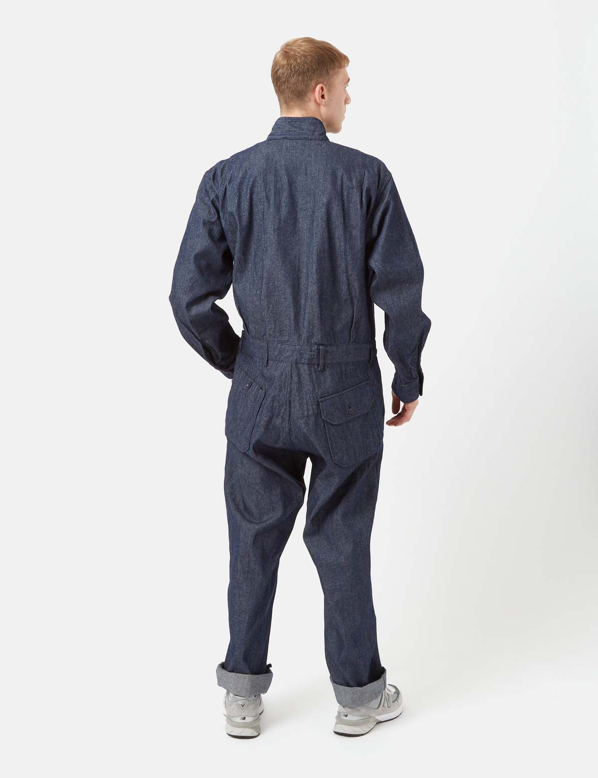 Engineered Garments 8oz Denim Racing Suit - Indigo Blue | Garmentory