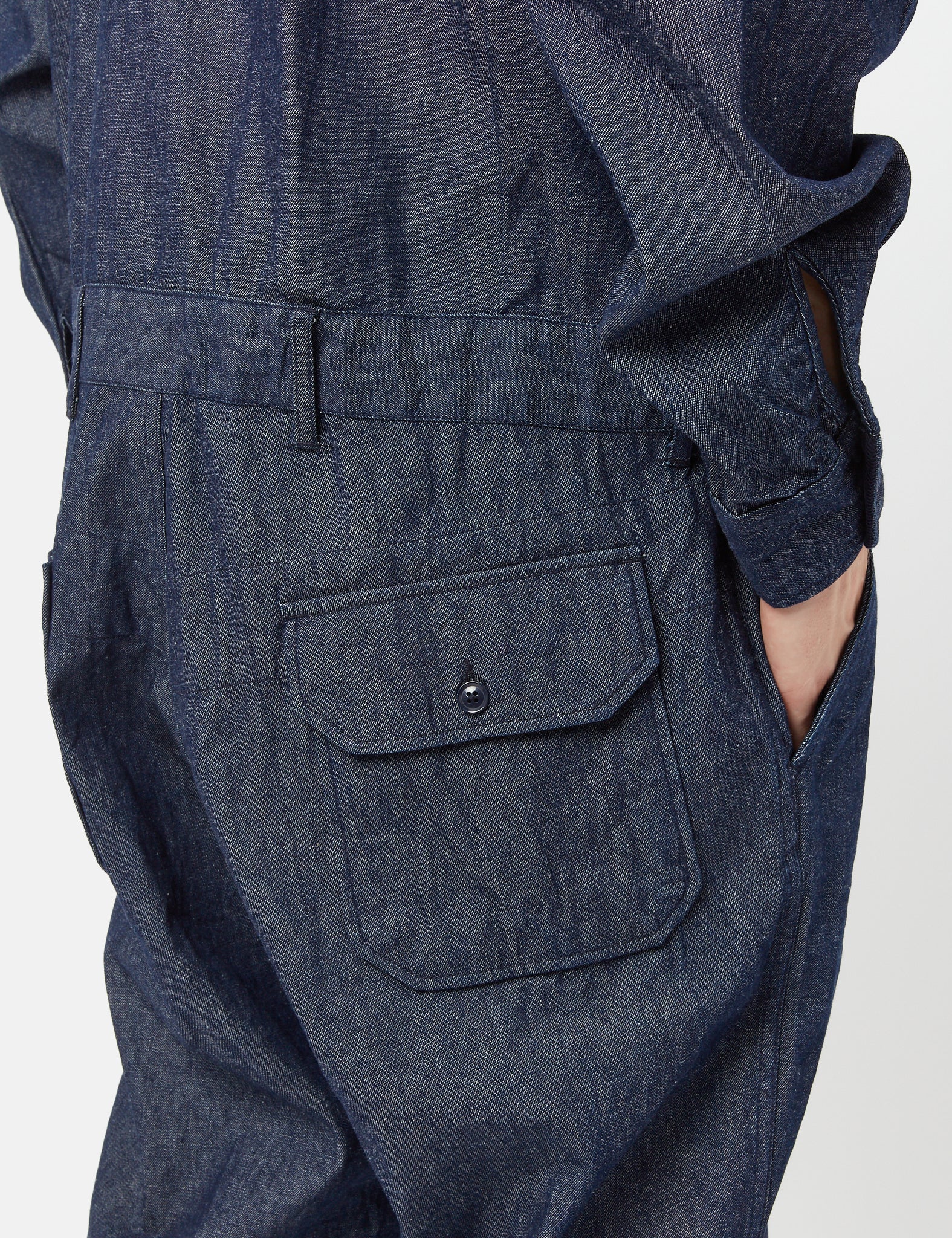 Engineered Garments 8oz Denim Racing Suit - Indigo Blue | Garmentory