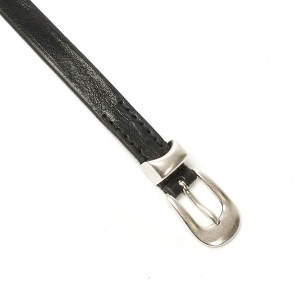 Our Legacy 2cm Belt - Black Leather | Garmentory