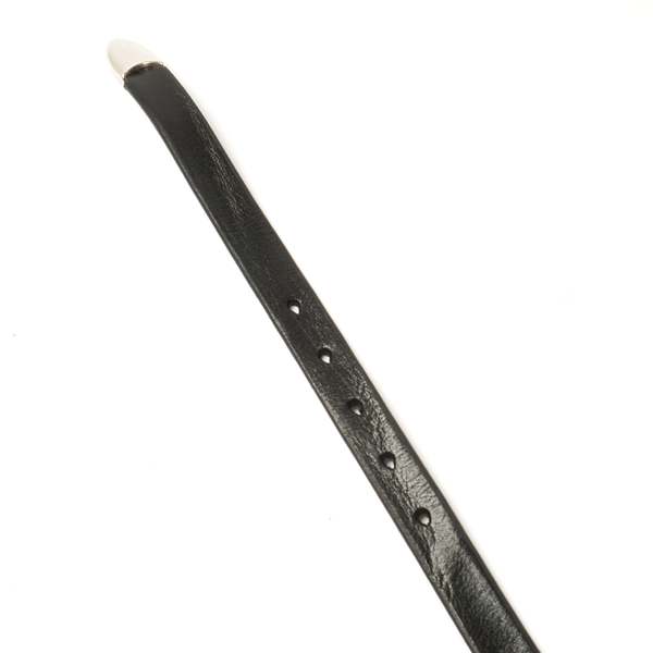 Our Legacy 2cm Leather Belt - Black | Garmentory