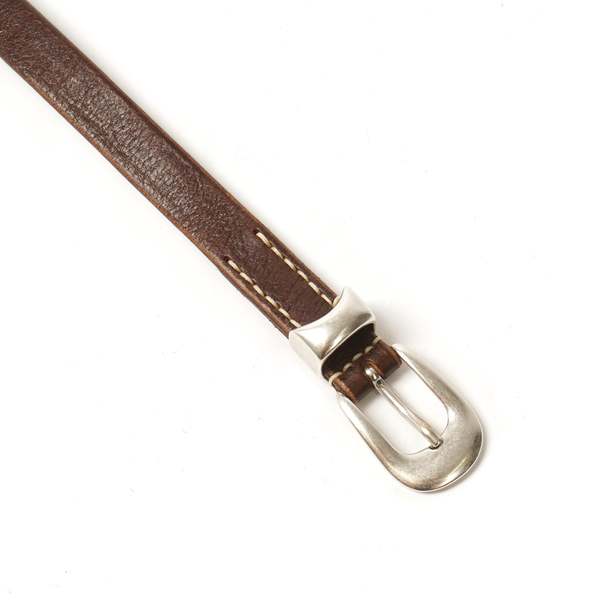 Our Legacy 2 CM Belt ブラウン　70cm Our Legacy - Belt 2 cm Brown Leather