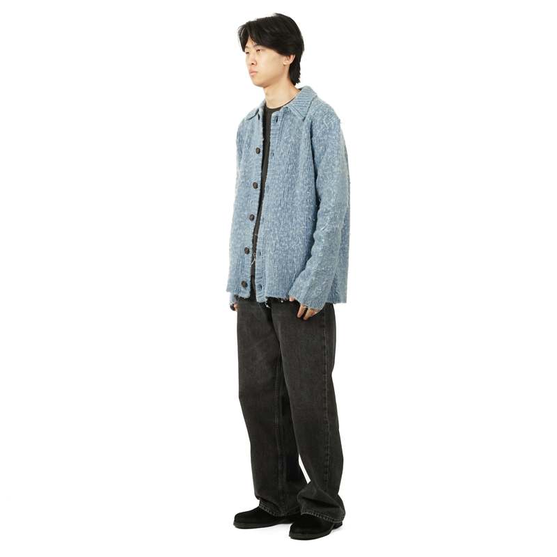 Our Legacy Acrylic Big Cardigan - Funky Blue | Garmentory
