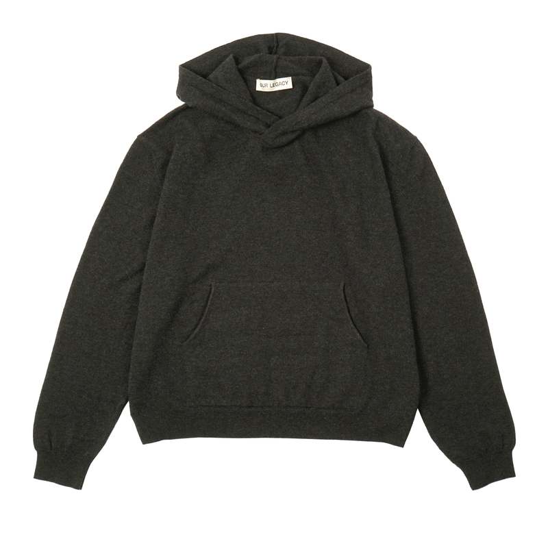 【OUR LEGACY】 KNITTED HOOD (ANTHRACITE MELANGE WOOL) Knitted Hood in Anthracite Melange Wool – SVRN