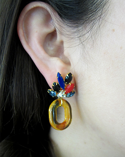 Lizzie Fortunato Parakeet Earrings Lizzie Fortunato Parakeet Earrings