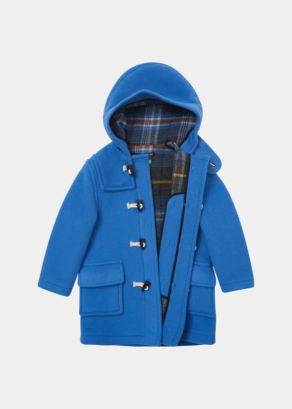Kids Caramel Swift Duffle Coat - Sailor Blue | Garmentory