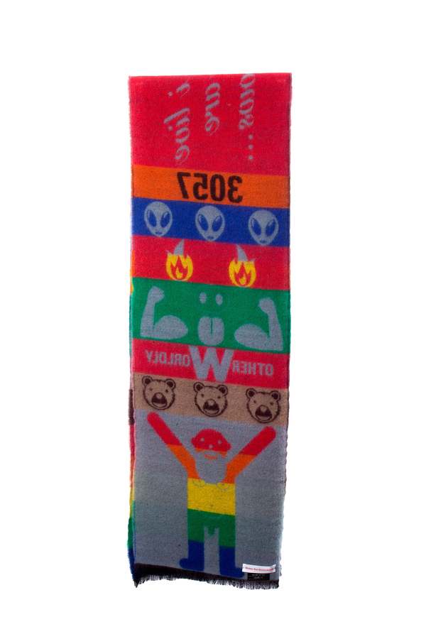 Walter Van Beirendonck Otherworldly Scarf - Grey | Garmentory