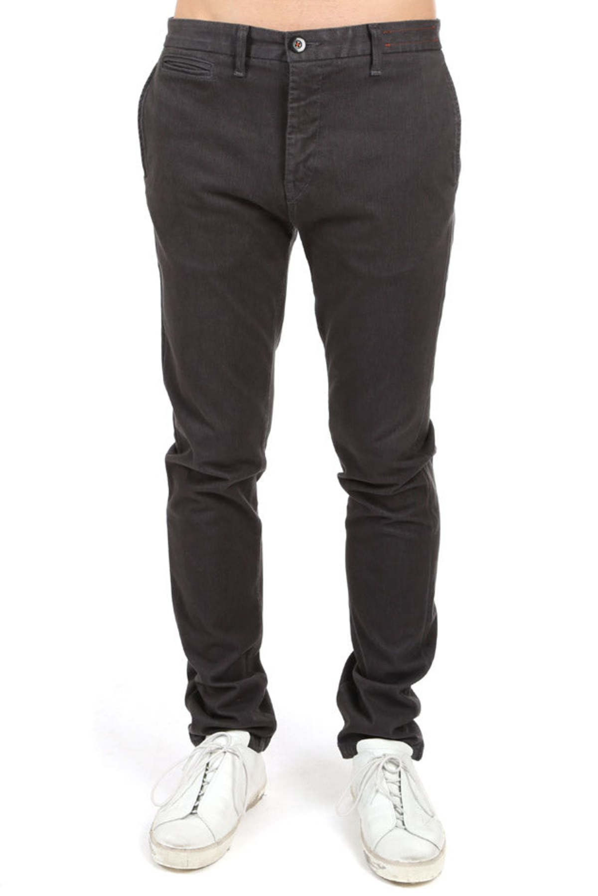 Kato French Terry Slim Chino - Charcoal - Image 1 of 5